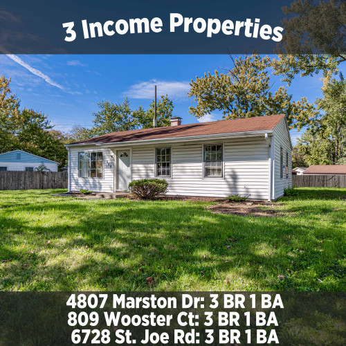 3 Income Properties Properties For Auction