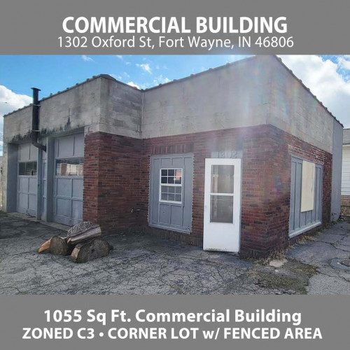 1055 Square Foot Commercial Building - Zoned C3